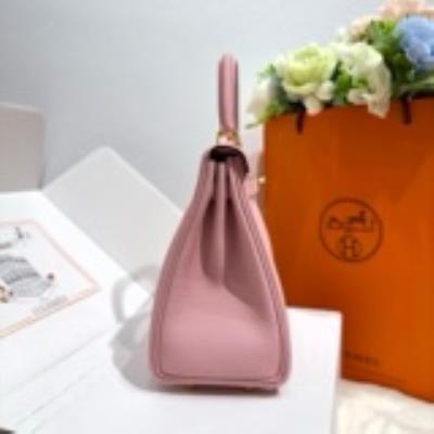 wholesale quality hermes kelly 25 togo retourn rose sakura ghw